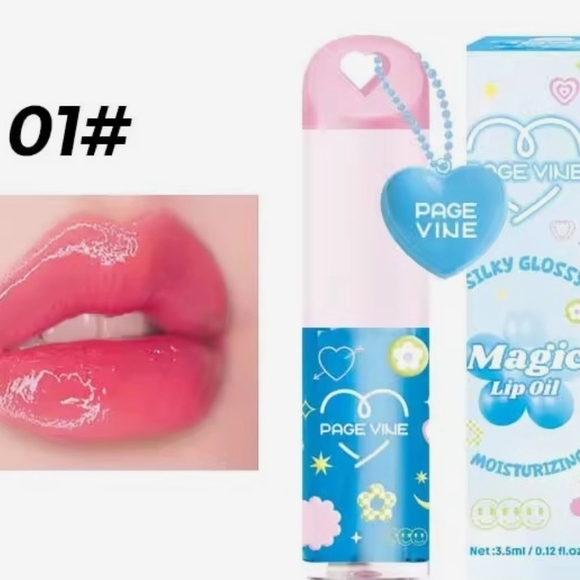 Magic Lip Oil - Glossy Red and Pink - Picture 3 of 10